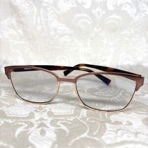 Max Mara Rose Gold Metal Optical Eyeglass Tortoise Frames ONLY MM1331 FG4 140